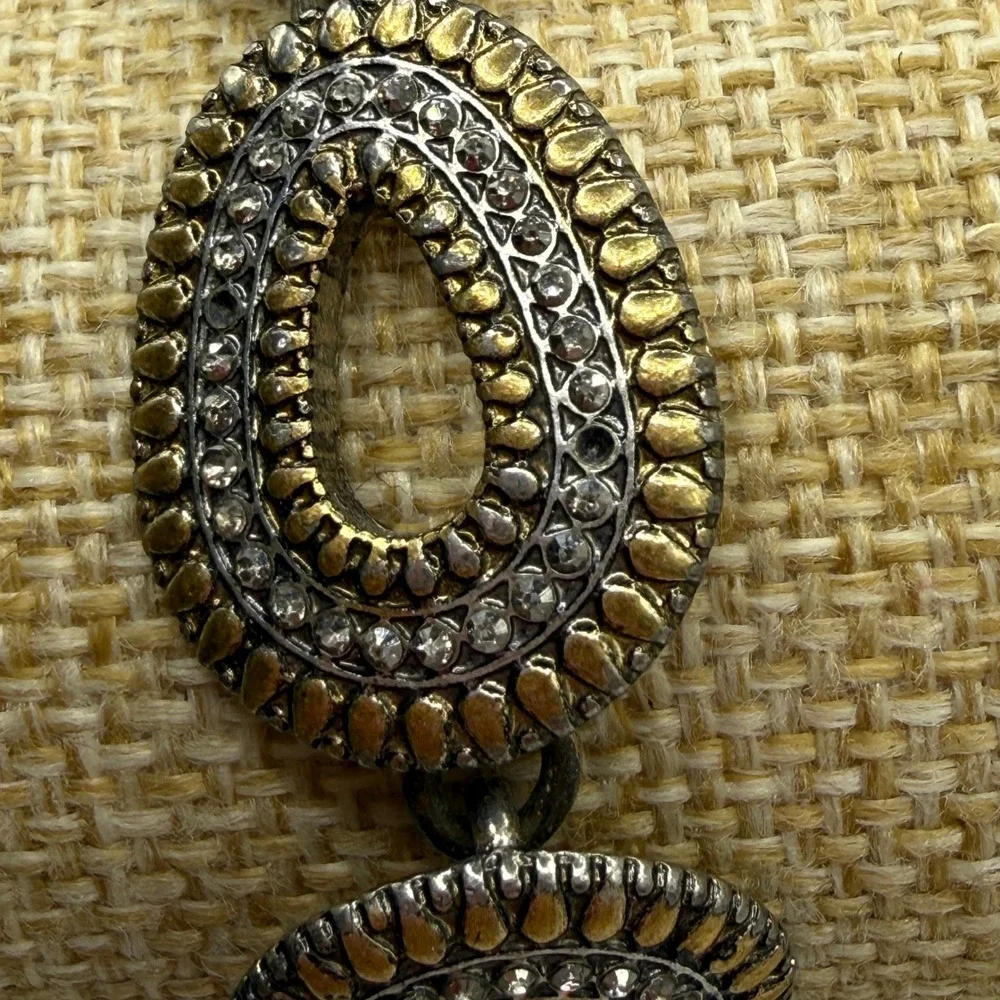 Boho Western Rhinestone Two Tone‎ Statement Bracelet from Lucky Brand
